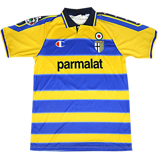 Camiseta Parma Primera equipo 1999 2000 Azul Amarillo